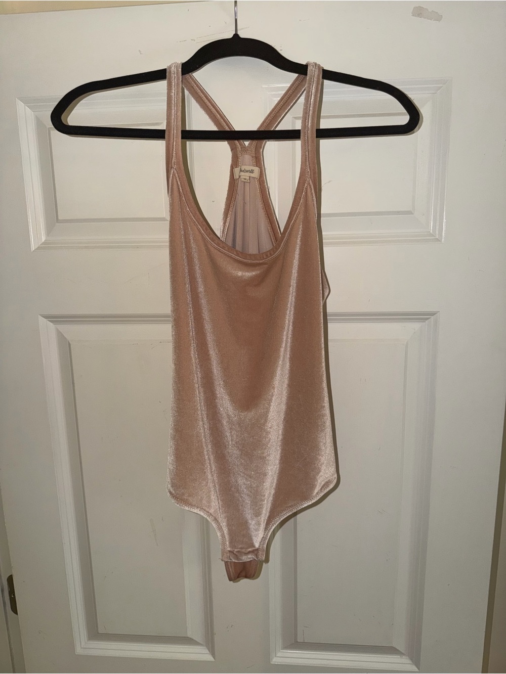 Madewell velvet bodysuit